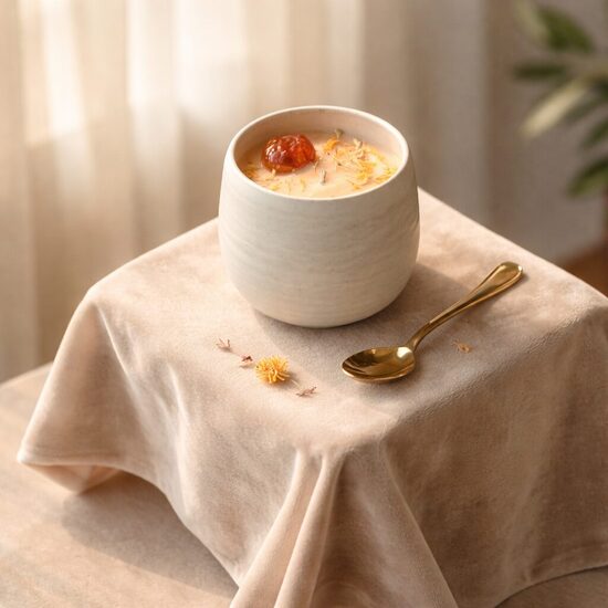 Sveces porcelāna traukos