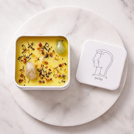 Spēka svece DVĪŅI (baltā trauciņā)