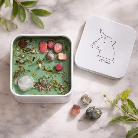 Spēka svece VĒRSIS (baltā trauciņā)