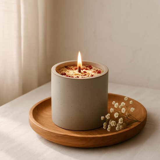 Svece betona traukā "Klasika"